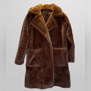 Golden Brown Teddy Coat
